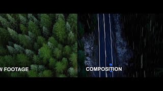 3D Tracking Rain Composition | After effects | Blender | Davinci | Premiere pro