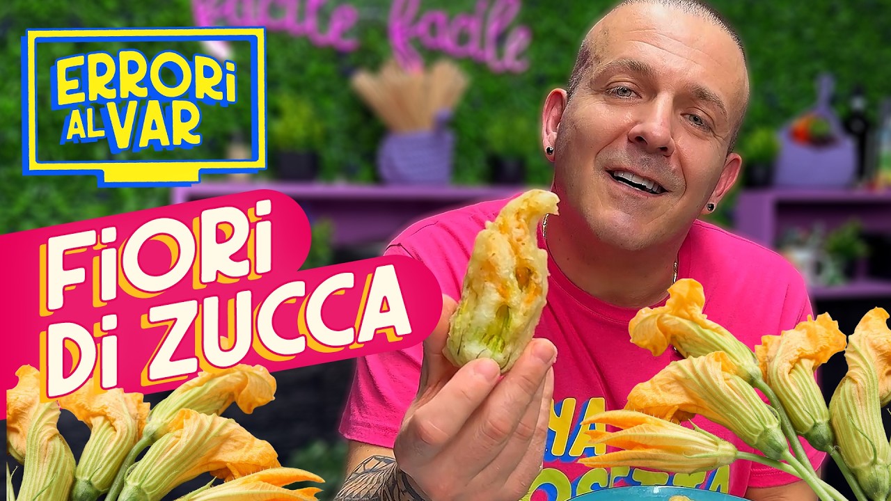 FIORI DI ZUCCA FRITTI: Il segreto per una pastella croccantissima