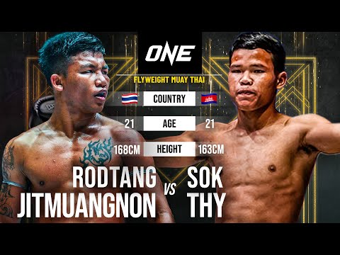 CRUSHING LEG KICKS 🥶🦵 Rodtang Jitmuangnon vs. Sok Thy | Full Fight