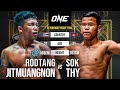 Crushing leg kicks  rodtang jitmuangnon vs sok thy  full fight