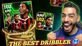 RONALDINHO 102 GAMEPLAY REVIEW 🔥 THE BEST DRIBBLER IN THE GAME 🔥 eFootball 24 mobile