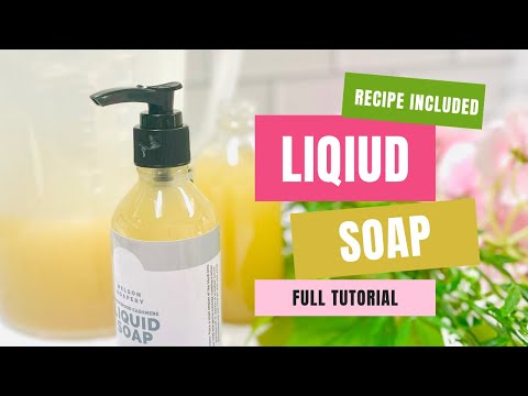 Video: How to make liquid soap from solid: step by step instructions, tips and tricks