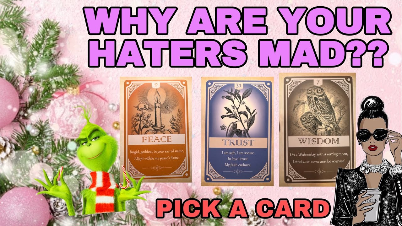 WHY ARE YOUR HATERS MAD??😆🥵🔮PICK A CARD TAROT