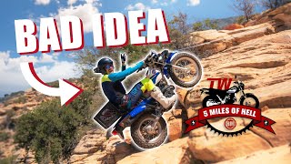 Riding Hard Enduro on Yamaha TW200's - 5 Miles of Hell