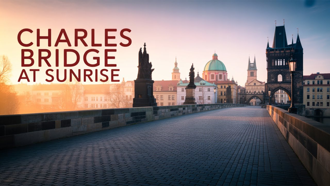 Why CHARLES BRIDGE is the BEST Place to Watch the Sunrise in Prague