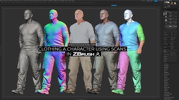 Clothing a Character Using Scans