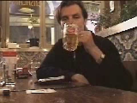 Drinking with Andy Latham in Barcelona 1999