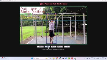 Pull-Up Repetition Counter using AI Pose Detection