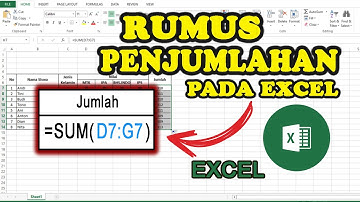 Cara Menggunakan Rumus Penjumlahan di Excel (SUM) || Tutorial