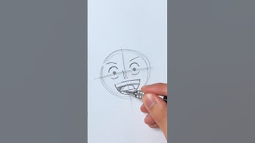How to DRAW Luffy Super Easy! Art Tutorial ASMR🎧 (#shorts)