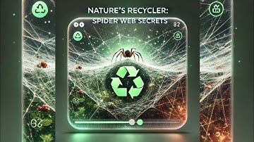 Why does spider eat their own web?? Shocking truth revealed | #spiderweb #recycle #funfacts
