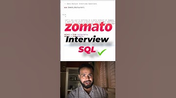 🍕Zomato Data Analyst Interview Questions #sqlinterviewquestionsandanswers #dataanalyst