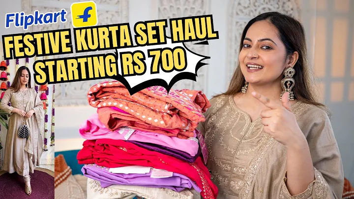 Flipkart Affordable Festive Kurta Set Haul starting Rs 700 | Anarkali, A Line Kurta | Mahima Giri