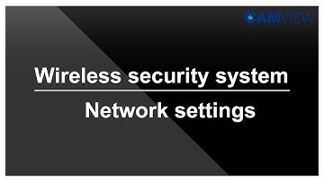 CAMVIEW Tutorial Network settings