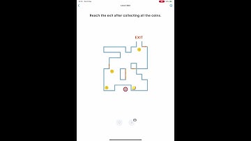 Easy Game - Brain Test Level 383 - Reach the exit after collecting all the coins