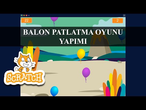 Balon Patlatma Oyunu | Scratch Oyun Yapımı | Scratch Dersleri