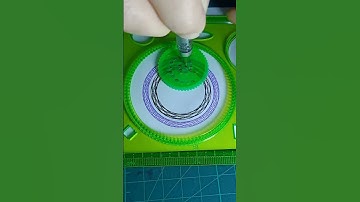 art therapy spirograph ASMR video #shorts