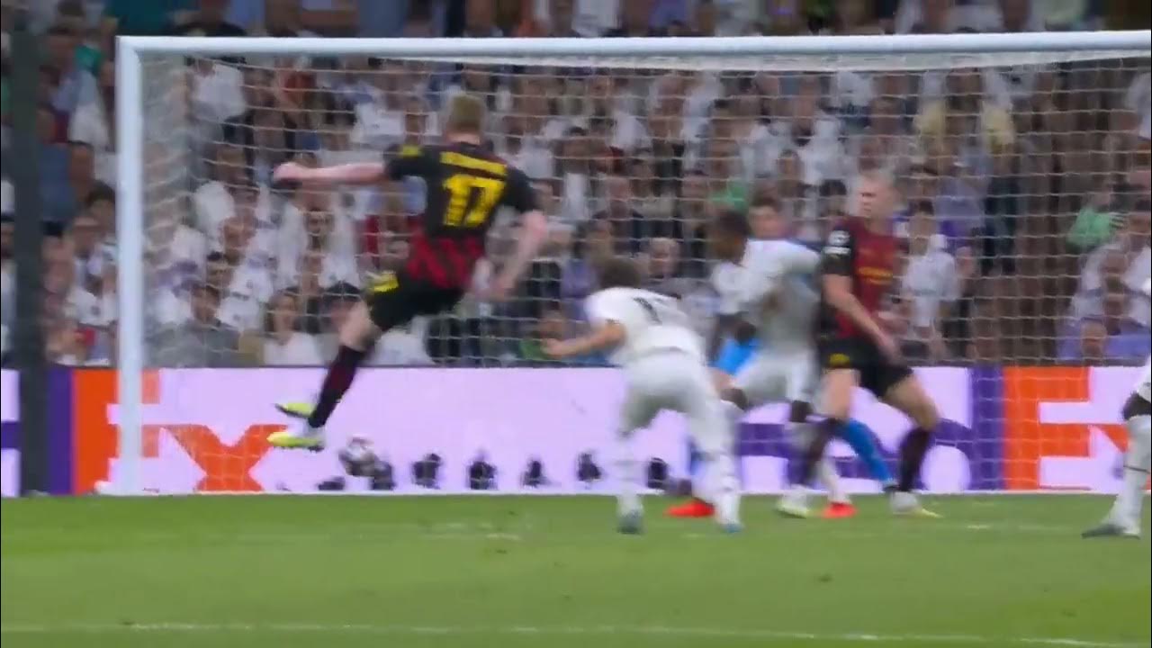 Kevin De Bruyne Goal vs Real Madrid Champions League 4K De Bruyne