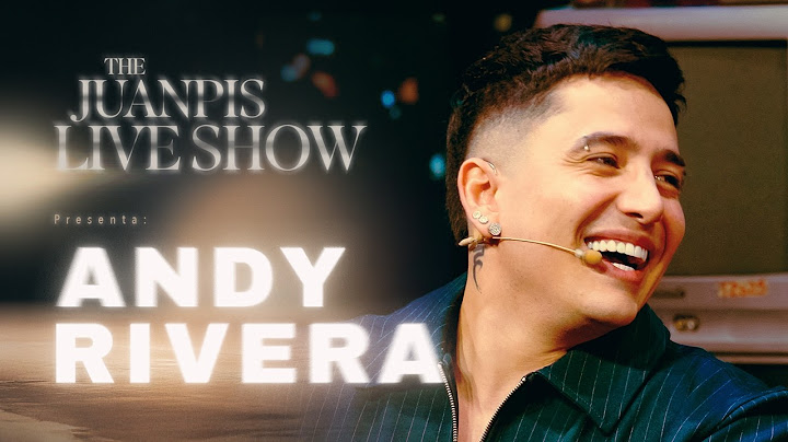 @AndyRiveraTV tocó música clásica en The Juanpis Live Show