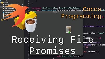 Cocoa Programming L86 - NSFilePromiseReceiver