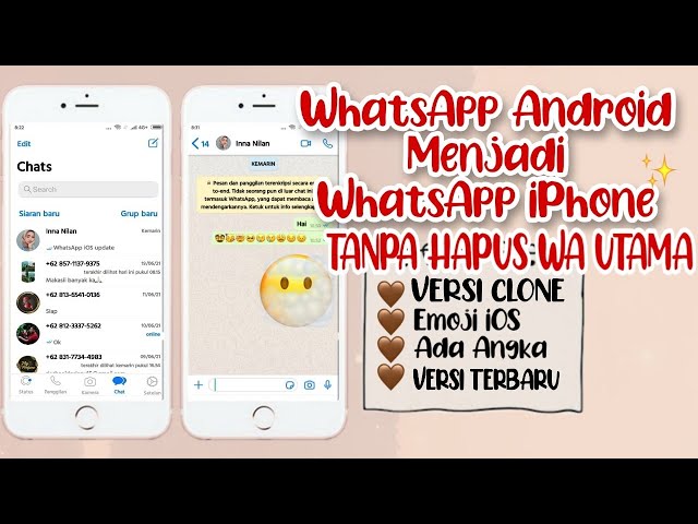 Cara Mengubah Whatsapp Android Menjadi Whatsapp iPhone 2021 | VERSI CLONE class=