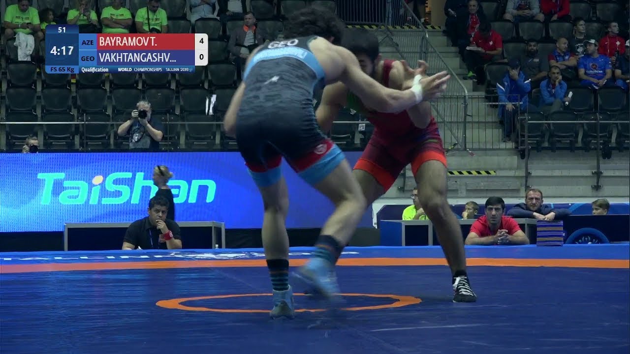 Qual. FS - 65 kg: T. BAYRAMOV (AZE) v. A. VAKHTANGASHV (GEO)