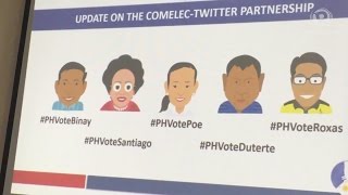 Comelec presents #PHVote hashflags by Rappler, Twitter