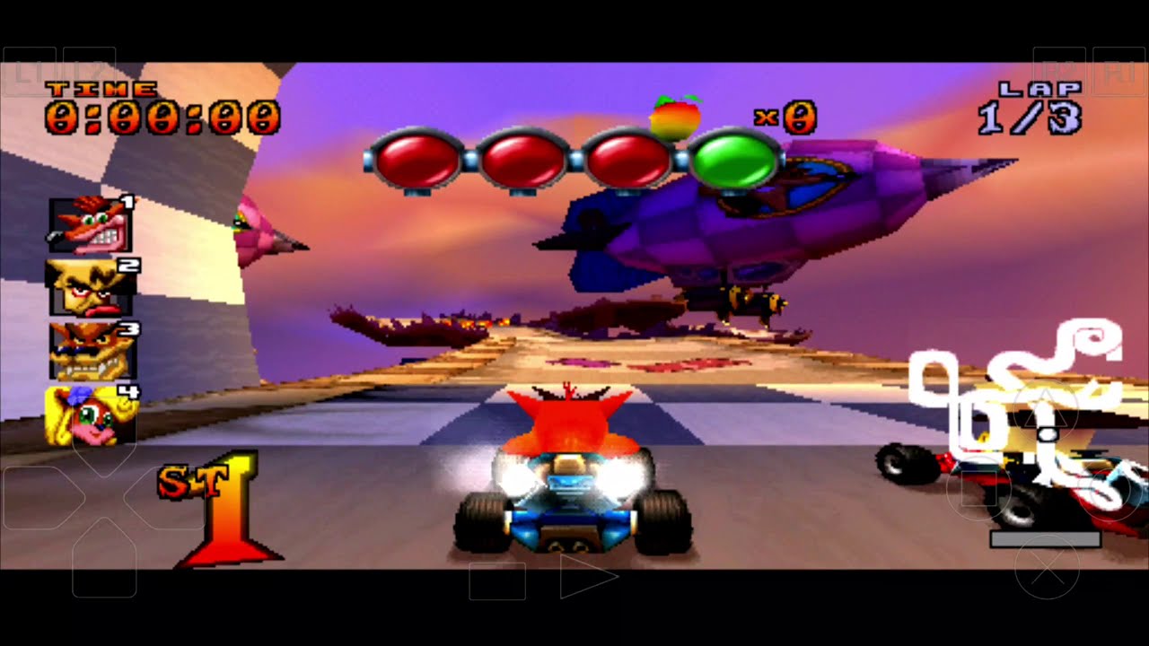 Crash team racing CTR track 14 Hot air skyway YouTube