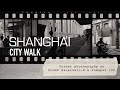 Walking old street in Shanghai, Street Photography on 35mm B&W Film
