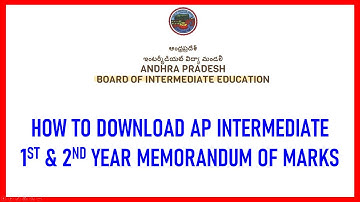 HOW TO DOWNLOAD AP INTERMEDIATE MEMORANDUM OF MARKS