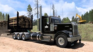 Heavy Haul Logging - (Massive Kenworth) - American Truck Simulator - Le Beau Logging