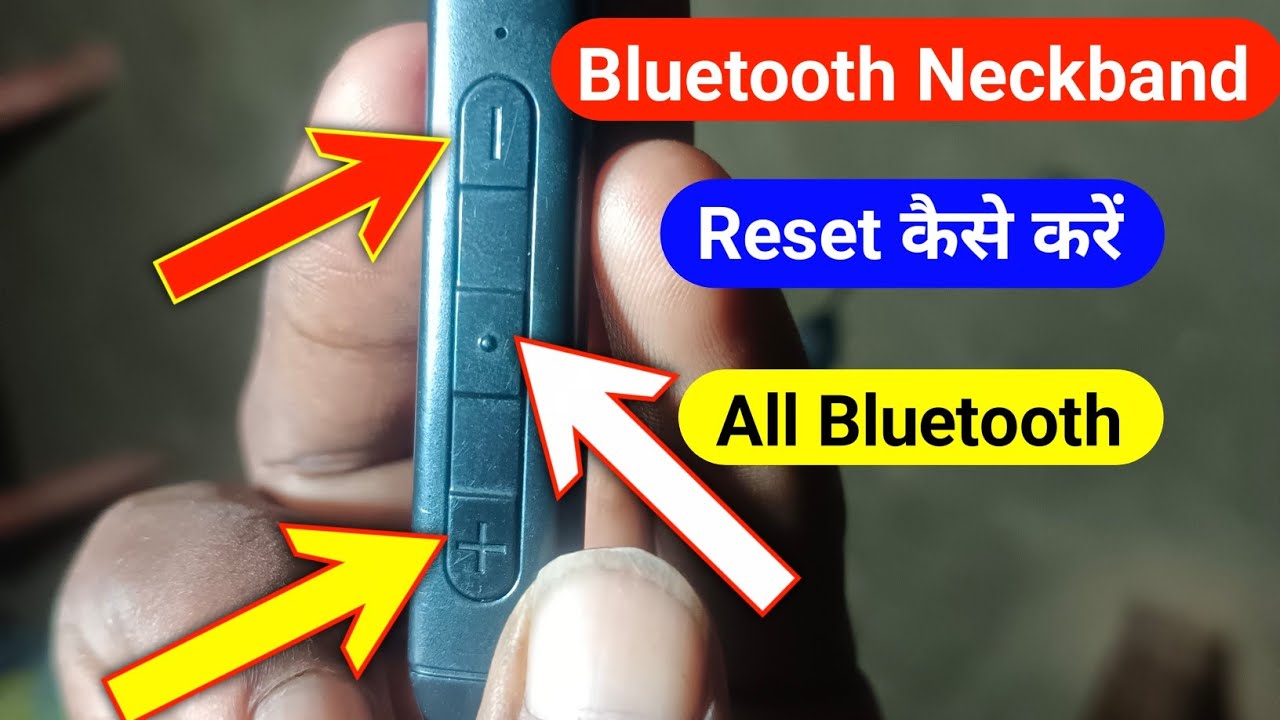 Reset Bluetooth Headphone | How To Reset Bluetooth Earphones | How to Factory Reset neckband