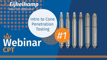 CPT Webinar Series #1 - Intro to Cone Penetration Testing | By Eijkelkamp North America