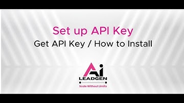Set Up API Key