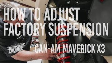 How to adjust your Maverick X3 suspension to factory setting | Gettin’ It Done