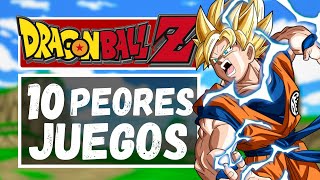 Los 10 Peores Juegos de Dragon Ball de la Historia