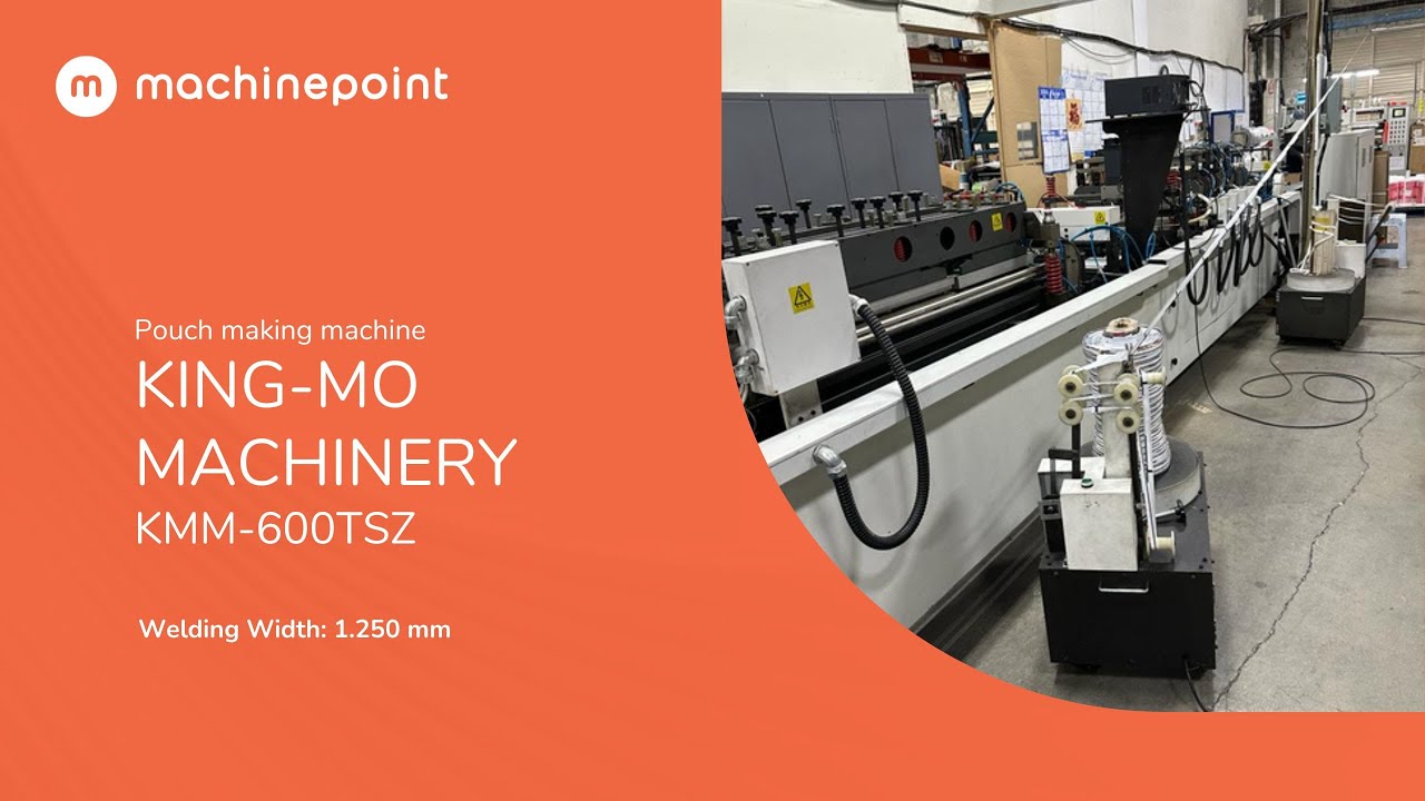 KING-MO MACHINERY KMM-600TSZ Pouch making machine | KING-MO MACHINERY ...
