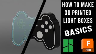 How To Create A Basic Light Box Using Fusion 360 | 3D Printing | Bambu Printer