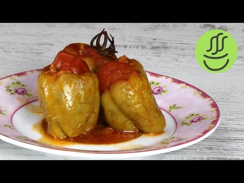 Kıymalı Biber Dolması - Etli Biber Dolması - Kıymalı Dolma - Etli Dolma