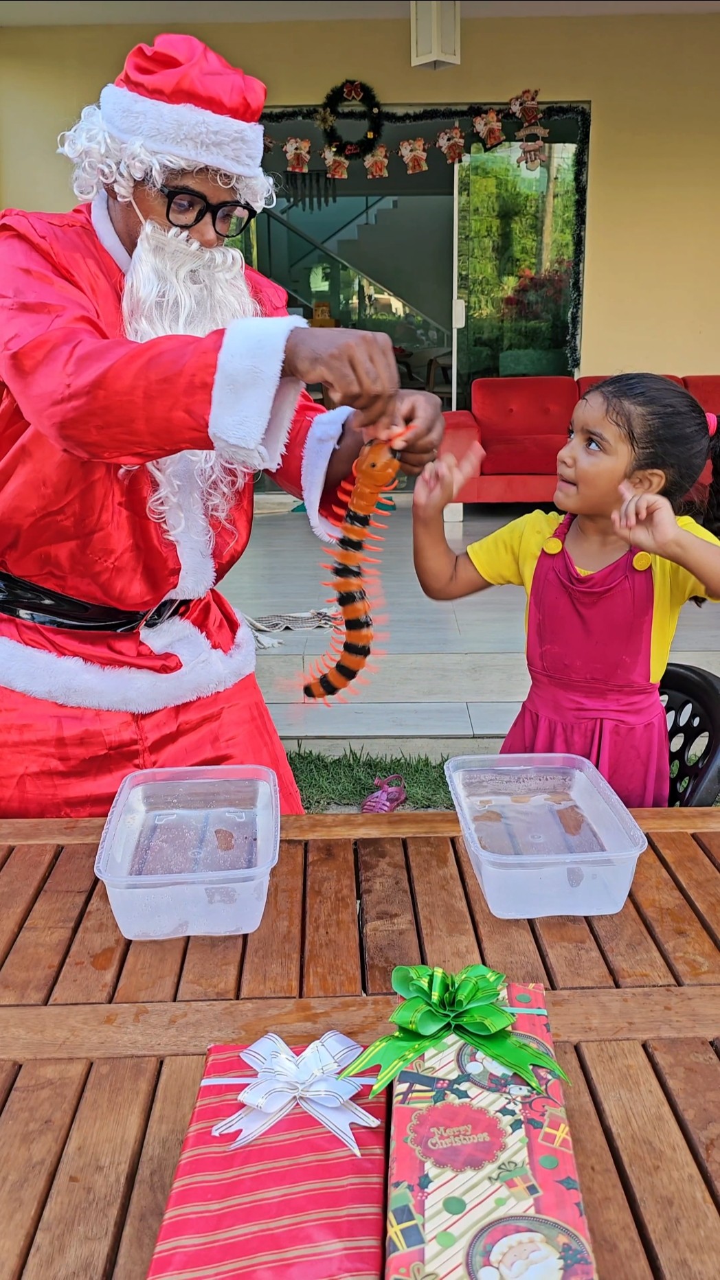 Ganhando do Papai Noel ???? #funny