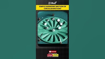 Simple Harmonic Motion or Circular Motion? 🤯 Physics Trick Explained! #shorts #ytshorts #shm