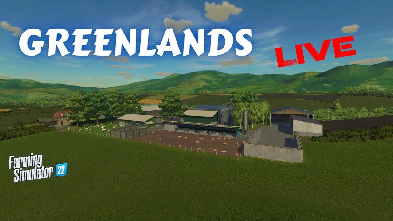 GREENLANDS - LIVE Gameplay Series | Episode 1 | Farming Simulator 22 | FS22