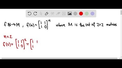 Let M denote the set of 2 ×2 matrices over 𝐖 . Let f: ℕ →M defin…