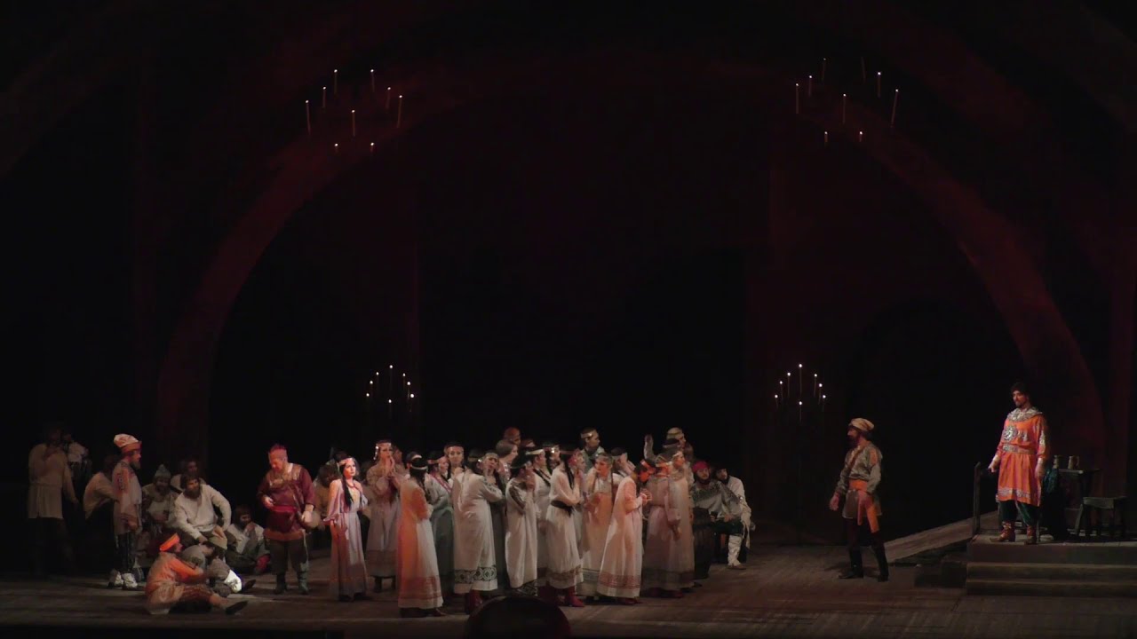 Бородин опера князь игорь 1 действие 1 картина песня галицкого