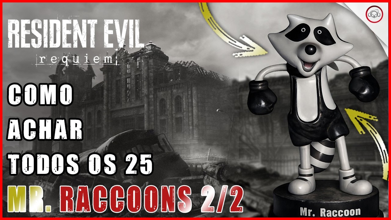 Miniatura do vídeo Resident Evil 9 Requiem, Todos OS 25 MR. RACCOONS 2/2 | Super-dica