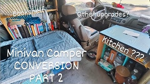 MInivan Camper Van Conversion Build PART 2 | SOLO MALE BUILDING VAN DIY