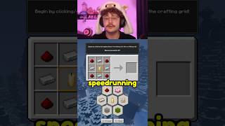Speedrunning Minecraft Crafting