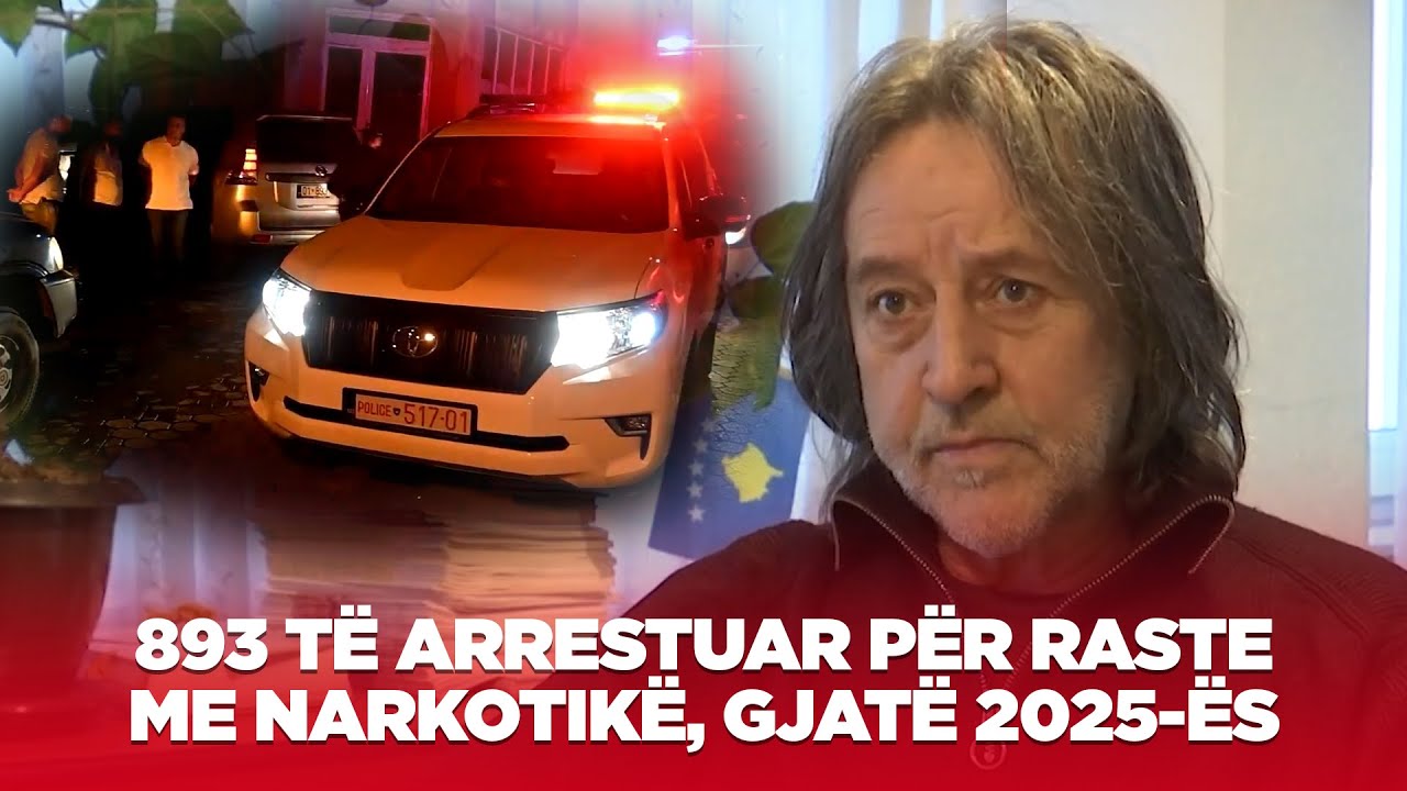 893 të arrestuar për raste me narkotikë, gjatë 2025-ës - YouTube