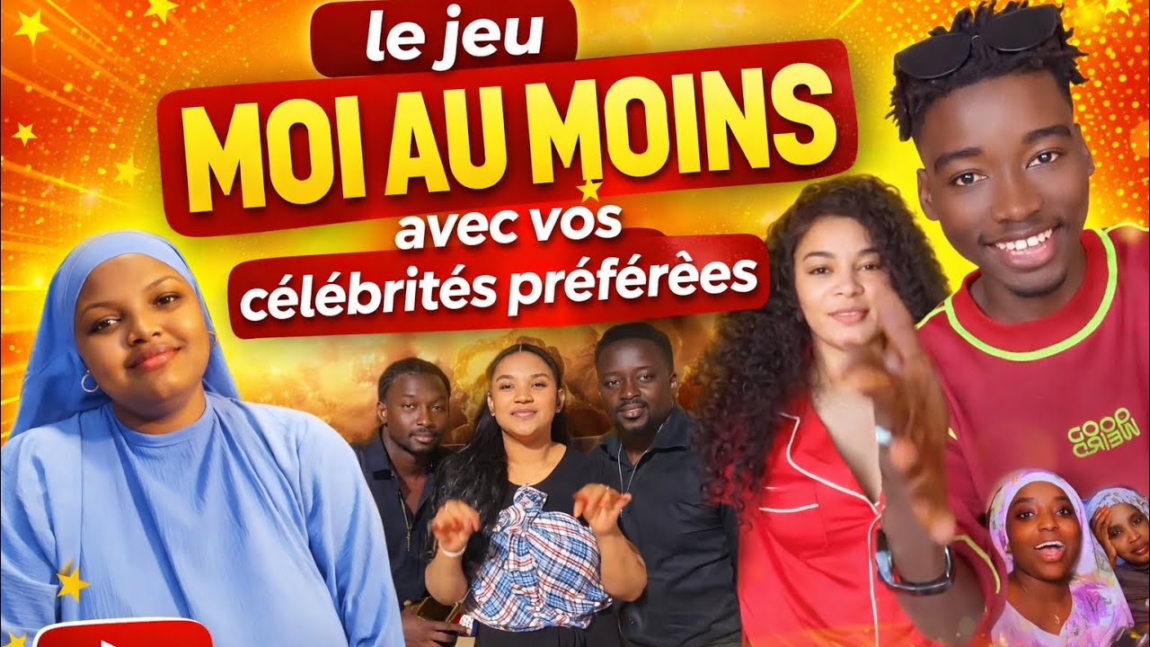 Moi Au Moins Avec vos célébrités Préférées avec leurs familles et amis,incroyable ambiance 😂😂😂