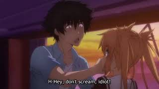Setsuna try to kiss Karen[ Island episode 1] anime